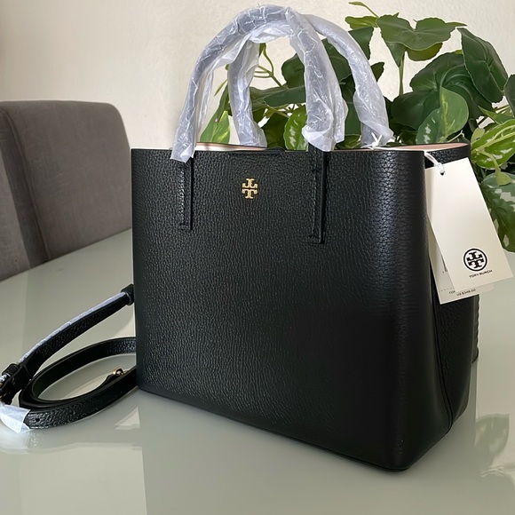 Tory Burch Handbags - New , tory burch black small tote bag